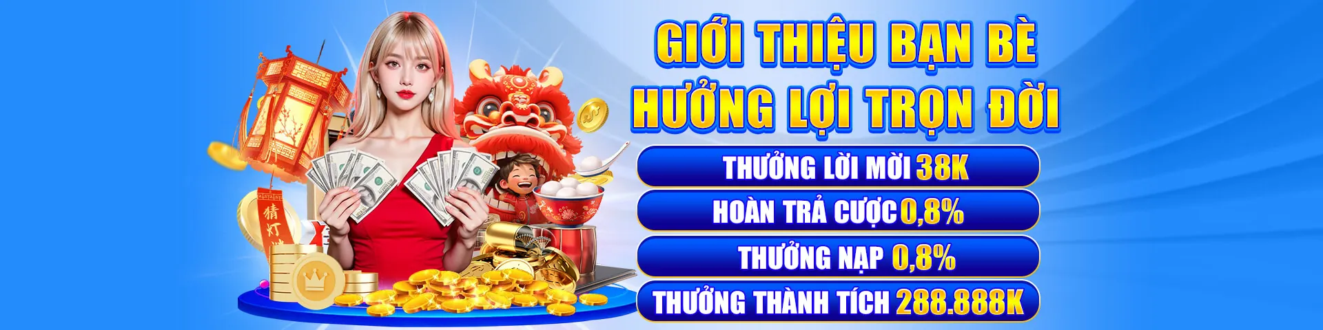 Hình ảnh chính thức donclub với chủ đề khuyến mãi và chiến thắng